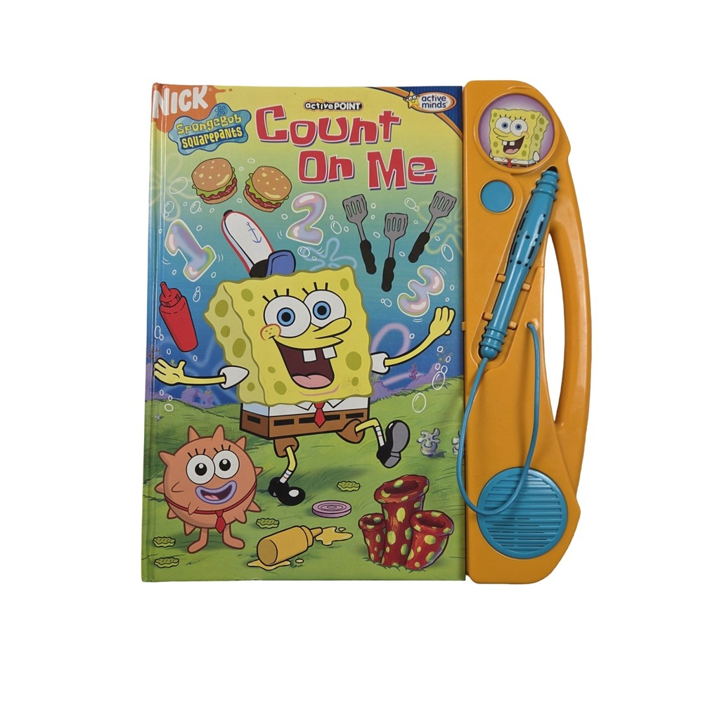 SpongeBob SquarePants Count On Me ActivePoint Y2K Electronic Activity Book 2005